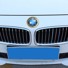 Load image into Gallery viewer, 2 PCS/Set Zinc Alloy Steering Wheel Decoration Ring Sticker Logo Car Styling Modification Car Front Logo Ring Decoration Rear Cover Trim Hood Emblem Rings for BMW 3 Series, For BMW 3 Series