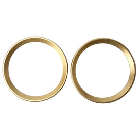 2 PCS Car Logo Decorative Circle Steering Wheel Decoration Ring Sticker Logo Car Styling Modification Car Front Logo Ring Decoration Rear Cover Trim Hood Emblem Rings for BMW 5 Series, For BMW 5 Series