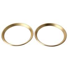 Load image into Gallery viewer, 2 PCS Car Logo Decorative Circle Steering Wheel Decoration Ring Sticker Logo Car Styling Modification Car Front Logo Ring Decoration Rear Cover Trim Hood Emblem Rings for BMW 5 Series, For BMW 5 Series