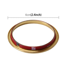 Load image into Gallery viewer, 4 PCS Car Outlet Decorative Rings Aluminum Alloy Air Outlet Chrome Trim Ring Car Dashboard  Air Vents Cover Sticker Decoration for Audi A3, For Audi A3