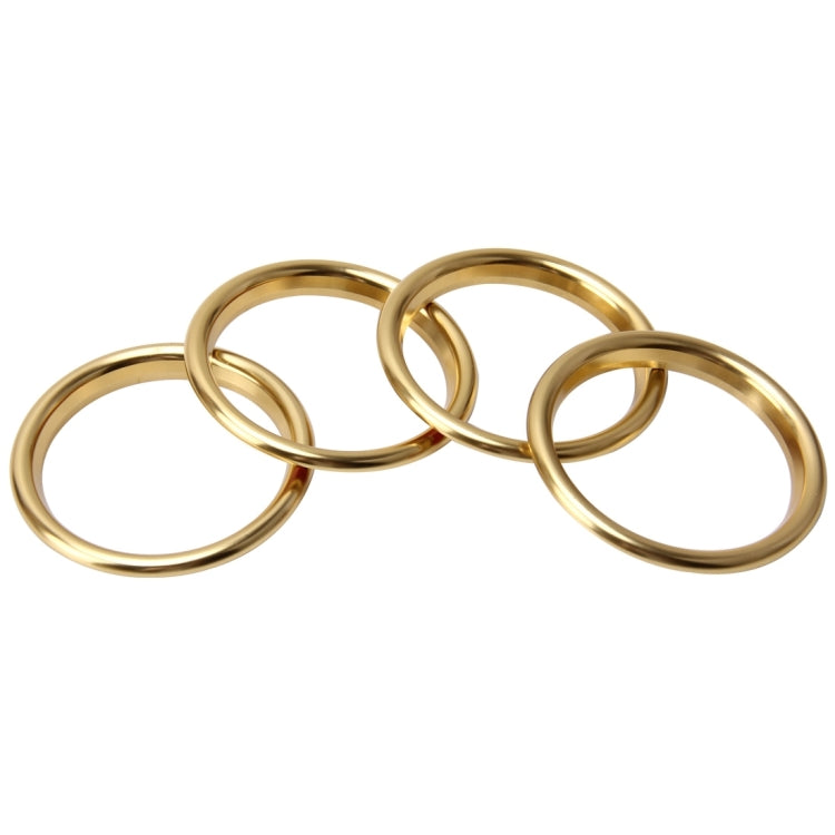 4 PCS Car Outlet Decorative Rings Aluminum Alloy Air Outlet Chrome Trim Ring Car Dashboard  Air Vents Cover Sticker Decoration for Audi A3, For Audi A3
