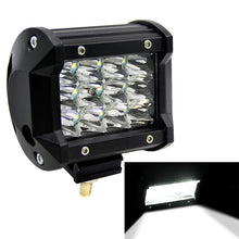 Load image into Gallery viewer, 4 inch Three Rows Led Light Bar Modified Off-road Lights Roof Light Bar IP67 Waterproof 9W Condenser 6000K 5500LM LED Spotlight Light Searchlight Car LED Work Lights, DC 10-48V, Spot+36W