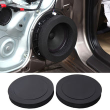 Load image into Gallery viewer, 2 PCS Car Sound Insulation Speaker Soundproof Cotton with Self Adhesive Car Sound Insulation Cotton, Outer Diameter : 19.5 cm, Inner Diameter: 14.3 cm, Car Speaker Soundproof Cotton