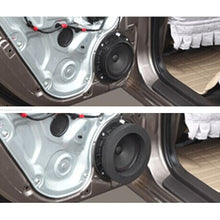 Load image into Gallery viewer, 2 PCS Car Sound Insulation Speaker Soundproof Cotton with Self Adhesive Car Sound Insulation Cotton, Outer Diameter : 19.5 cm, Inner Diameter: 14.3 cm, Car Speaker Soundproof Cotton