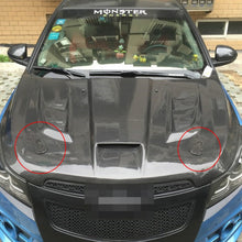 Load image into Gallery viewer, A Pair Car Cover Lock Modified Hood Lock General Racing Car Cover Lock, Carbon Grey, (Black), with Keys(Carbon）