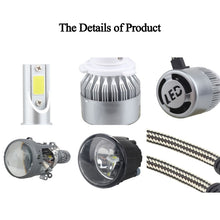 Load image into Gallery viewer, 2 PCS H8/H9/H11 18W 1800 LM 8000K IP68 Casnbus Constant Current Car LED Headlight with 2 COB Lamps, DC 9-36V, H8/H11, H11