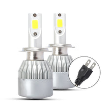 Load image into Gallery viewer, 2 PCS H7 18W 1800 LM 8000K IP68 Casnbus Constant Current Car LED Headlight with 2 COB Lamps, DC 9-36V, H7