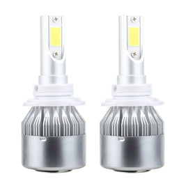 2 PCS 9006 18W 1800 LM 6000K IP68 Casnbus Constant Current Car LED Headlight with 2 COB Lamps, DC 9-36V, 9006
