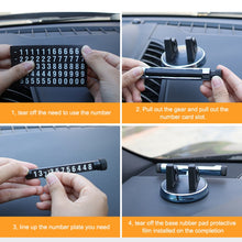 Load image into Gallery viewer, Multi-function Car Instrument Panel Mobile Phone Holder Temporary Parking Card