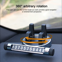 Load image into Gallery viewer, Multi-function Car Instrument Panel Mobile Phone Holder Temporary Parking Card
