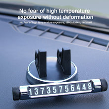 Load image into Gallery viewer, Multi-function Car Instrument Panel Mobile Phone Holder Temporary Parking Card