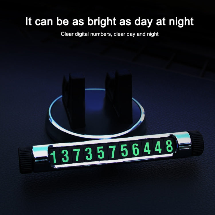 Multi-function Car Instrument Panel Mobile Phone Holder Temporary Parking Card