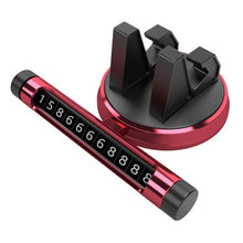 Load image into Gallery viewer, Multi-function Car Instrument Panel Mobile Phone Holder Temporary Parking Card