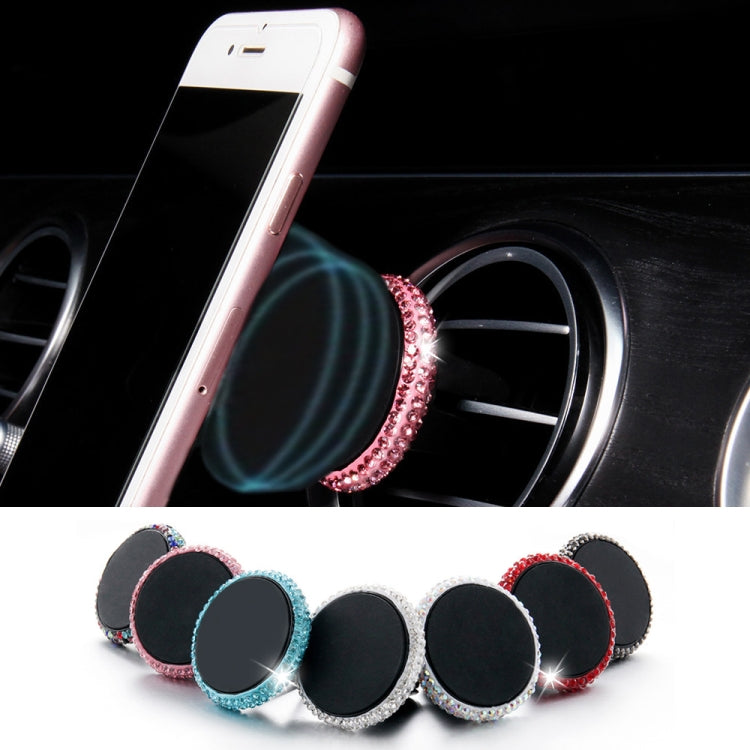 Car Diamond Magnetic Air Outlet Mobile Phone Holder, Air Outlet Holder (Colourful White), Air Outlet Holder(Black), Air Outlet e Holder(Colour), Air Outlet Holder(Pink), Air Outlet Holder(Blue), Air Outlet Holder(Red), Air Outlet Holder(White)