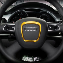 Load image into Gallery viewer, Car Auto Steering Wheel Decorative Ring Cover Trim Sticker Decoration for Audi