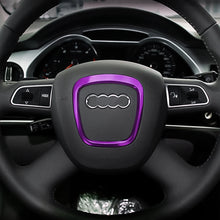 Load image into Gallery viewer, Car Auto Steering Wheel Decorative Ring Cover Trim Sticker Decoration for Audi