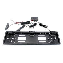 Load image into Gallery viewer, PZ300L Europe Car License Plate Frame Parking Sensors Reversing Radar with 3 Radar Detector, PZ300L
