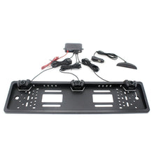 Load image into Gallery viewer, PZ300L-W Wireless Europe Car License Plate Frame Parking Sensors Reversing Radar with 3 Radar Detector, PZ300L-W