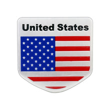 Load image into Gallery viewer, Car-Styling Semicircle Shape USA Flag Pattern Random Decorative Sticker, USA Flag Semicircle Shape