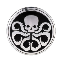 Load image into Gallery viewer, 4 PCS Car-Styling Skull Pattern Wheel Hub Decorative Sticker, Diameter: 5.8cm, Skull Pattern