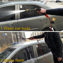Load image into Gallery viewer, DC 12V Portable Double Pump High Pressure Outdoor Car Cigarette Lighter Washing Machine Vehicle Washing Tools, Double Pump
