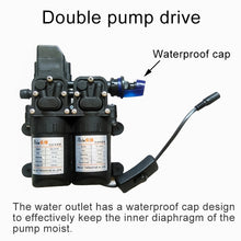 Load image into Gallery viewer, DC 12V Portable Double Pump High Pressure Outdoor Car Cigarette Lighter Washing Machine Vehicle Washing Tools, Double Pump
