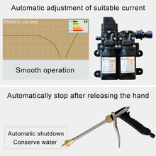 Load image into Gallery viewer, DC 12V Portable Double Pump High Pressure Outdoor Car Cigarette Lighter Washing Machine Vehicle Washing Tools, Double Pump