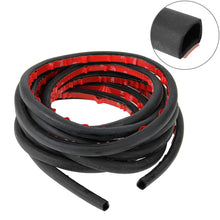 Load image into Gallery viewer, Big D-shaped Car Noise Reduction Sealing Strip with Sticker, Length: 5m, Length: 5m Big D-shaped