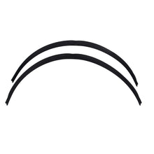 Load image into Gallery viewer, 2 PCS 54cm Car Stickers Rubber Large Round Arc Strips Universal Fender Flares Wheel Eyebrow Decal Sticker Eyebrow Car-covers Black Striped Round Arc Strips, 54cm, 75 x 2cm, 45 x 2cm