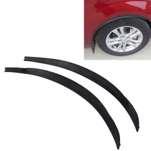 Load image into Gallery viewer, 2 PCS 54cm Car Stickers Rubber Large Round Arc Strips Universal Fender Flares Wheel Eyebrow Decal Sticker Eyebrow Car-covers Black Striped Round Arc Strips, 54cm, 75 x 2cm, 45 x 2cm