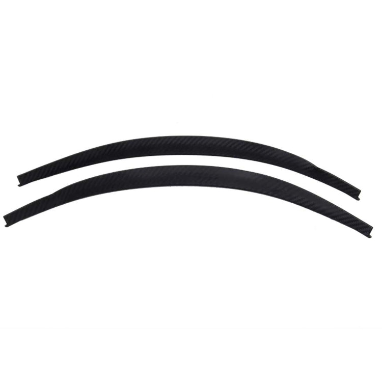 2 PCS 54cm Car Stickers Rubber Large Round Arc Strips Universal Fender Flares Wheel Eyebrow Decal Sticker Eyebrow Car-covers Black Striped Round Arc Strips, 45 x 2cm, 75 x 2cm