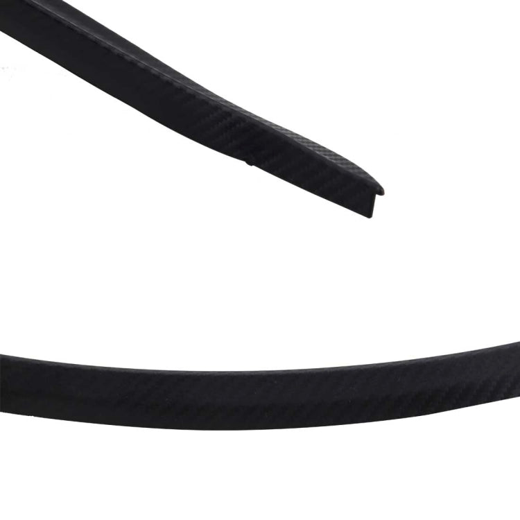 2 PCS 54cm Car Stickers Rubber Large Round Arc Strips Universal Fender Flares Wheel Eyebrow Decal Sticker Eyebrow Car-covers Black Striped Round Arc Strips, 45 x 2cm, 75 x 2cm