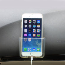 Load image into Gallery viewer, SHUNWEI Car Storage Bag Car Storage Box Bonded Phone Holder Transparent Mobile Phone Box, SD-1136