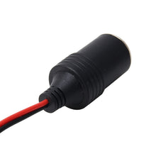 Load image into Gallery viewer, DC 12V Car Cigarette Lighter Power Plug Socket, Extension Cord Cable Length: 35 cm, 12V Length: 35 cm