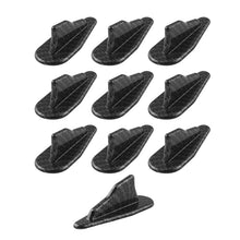Load image into Gallery viewer, 10 PCS Universal Car Carbon Fiber Shark Fin Diffuser Vortex Generator Roof Spoiler, Carbon Fiber