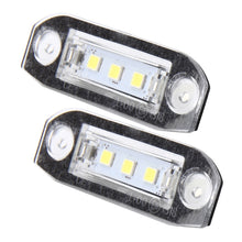 Load image into Gallery viewer, 2 PCS License Plate Light with 3  SMD-5050 Lamps for Volvo,2W 120LM,6000K, DC12V(White Light), For Volvo