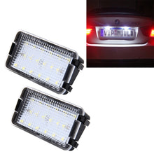 Load image into Gallery viewer, 2 PCS LED License Plate Light with 18  SMD-3528 Lamps for Seat,2W 120LM,6000K, DC12V(White Light), For Seat