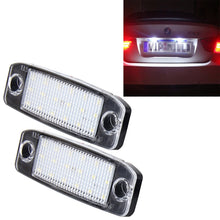 Load image into Gallery viewer, 2 PCS LED License Plate Light with 18  SMD-3528 Lamps for Hyundai Sonata,2W 120LM,6000K, DC12V(White Light), For Hyundai Sonata
