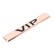 Load image into Gallery viewer, Auto VIP Sticker  VIP Label Car Stickers 3D Metal Fashion VIP Logo Car Stickers,Size:9.5*1.5cm