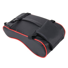 Load image into Gallery viewer, Universal Car PU Leather and Memory Foam Wrapped  Armrest Box Breathable Car Armrest Box Mat with Phone Holder Storage Bag, without Card Slot (Black Red), without Card Slot (Black ), without Card Slot (Khaki), without Card Slot (Brown)