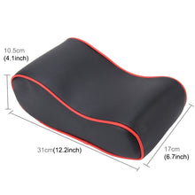 Load image into Gallery viewer, Universal Car PU Leather and Memory Foam Wrapped  Armrest Box Breathable Car Armrest Box Mat with Phone Holder Storage Bag, without Card Slot (Black Red), without Card Slot (Black ), without Card Slot (Khaki), without Card Slot (Brown)