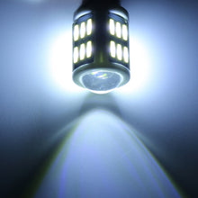 Load image into Gallery viewer, 2 PCS 1156 / BA15S 4.5W DC 12V 6000K 290LM Car Auto Ceramics Turn Lights / Reversing Light 27LEDs SMD-7020 Lamps, with Projector Lens, 1156 / BA15S