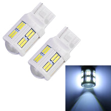 Load image into Gallery viewer, 2 PCS T20 / 7440 3W DC 12V 6000K 200LM Car Auto Ceramics Turn Lights / Reversing Light 16LEDs SMD-7020 Lamps, with Projector Lens, T20 / 7440
