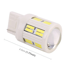 Load image into Gallery viewer, 2 PCS T20 / 7440 3W DC 12V 6000K 200LM Car Auto Ceramics Turn Lights / Reversing Light 16LEDs SMD-7020 Lamps, with Projector Lens, T20 / 7440