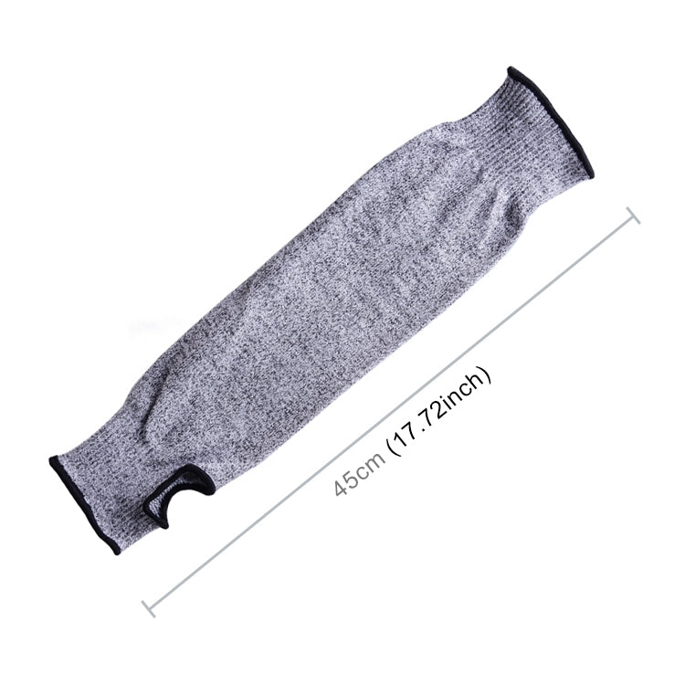 Elastic Breathable Anti-cut Elbow Arm Sleeve HPPE Protective Gear, Length: 45cm