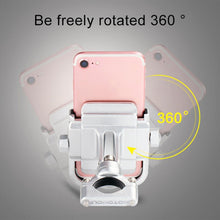 Load image into Gallery viewer, Motorcycle Handlebar Aluminum Alloy Phone Bracket, Suitable for 4-6 inch Device, Handlebar Aluminum Alloy
