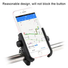 Load image into Gallery viewer, Motorcycle Handlebar Aluminum Alloy Phone Bracket, Suitable for 4-6 inch Device, Handlebar Aluminum Alloy
