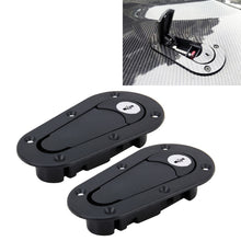 Load image into Gallery viewer, A Pair Car Modified Hood Lock General Racing Car Cover Lock with Keys, with Keys(Black)