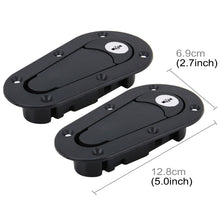 Load image into Gallery viewer, A Pair Car Modified Hood Lock General Racing Car Cover Lock with Keys, with Keys(Black)