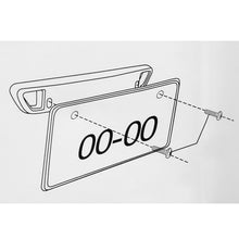 Load image into Gallery viewer, Universal Car License Holder Number Plate Frame Carbon Fiber License Plate Holder, Carbon Fiber License Plate Holder